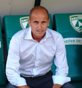 L'Allenatore dell'A.s. Avellino Giovanni Bucaro