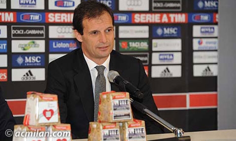 Massimiliano Allegri in conferenza stampa