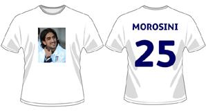 La maglia in ricordo di Morosini