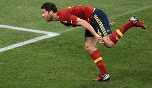 L'incornata di Xabi Alonso