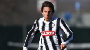 Matteo Liviero Liviero con la maglia della Juventus