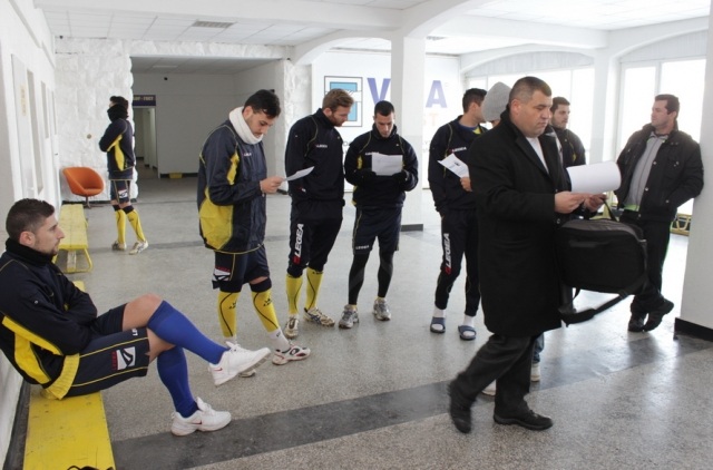 Il presidente Georgiev allo stadio "Volov" (foto:shum.bg)