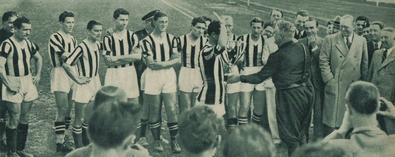 1938: la Juventus riceve la sua prima Coppa Italia