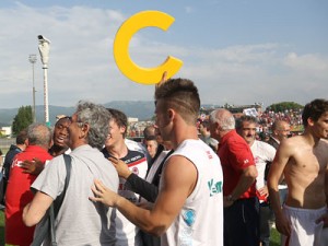 I tifosi della Virtus Vecomp (foto: usvirtusbv.it)
