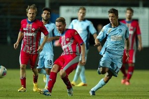 Un momento di Albinoleffe-Cremonese (foto:laprovinciacr.it)