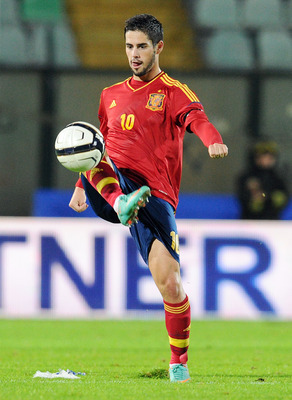 Isco in azione con la casacca della nazionale spagnola (foto della rete)