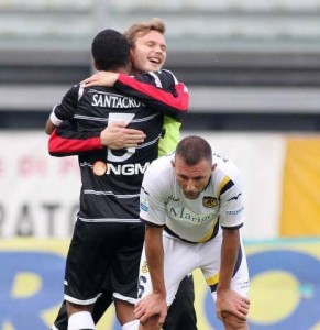 Il momento delicato della Juve Stabia, ultima in classifica (foto dalla rete)