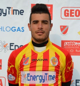 Roberto Palumbo attaccante del Termoli (foto:termolicalcio1920.com)