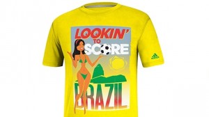 Maglia Adidas "looking to score" foto dalla rete