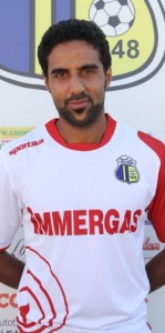 Micham Miftah, attaccante del Lentigione (foto:gazzettadireggio.gelocal.it)