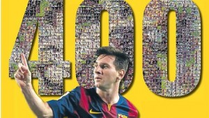 Messi ha raggiunto i 400 gol in carriera (foto www.cadalool.com)