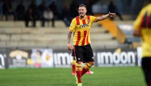 Umberto Eusepi, attaccante del Benevento (foto dal web)