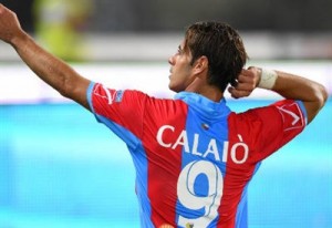Emanuele Calaiò, attaccante Catania (foto dalla rete)
