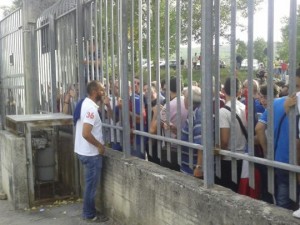 I tifosi a colloquio con Cappellacci dopo Campobasso-Samb