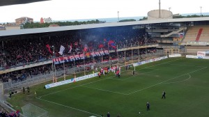 I tifosi della Samb nella gara contro il Fano