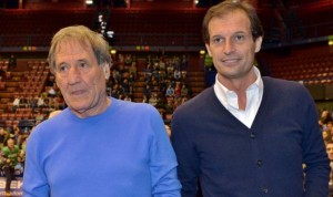 Giovanni Galeone insieme a Max Allegri