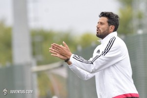 Fabio Grosso tecnico della Primavera della Juventus (foto: juventus.com)