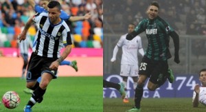Domenico Berardi e Totò Di Natale (foto dal web)