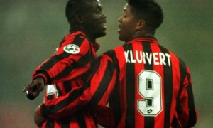 Kluivert e Weah con la maglia del Milan (foto dal web)