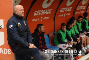 Il mister della Sambenedettese Ottavio Palladini