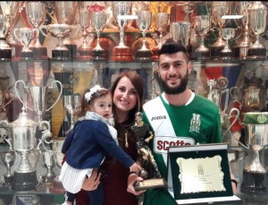 Mario Fontanella con la sua famiglia