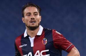 Matteo Brighi centrocampista del Perugia con la maglia del Bologna (foto dalla rete)