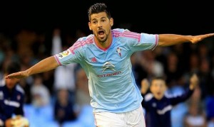 Nolito con la maglia del Celta Vigo