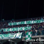 Striscione irriverente dei tifosi "irpini" contro i nemici "sanniti"!