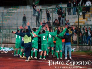 Festeggiamenti sotto la Sud