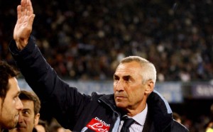 Edoardo Reja detto Edy ai tempi di Napoli (foto dalla rete)