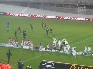 Varese - Vicenza foto prima della gara da Masnago 30.10.2012