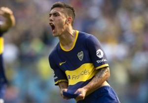 Leandro Paredes in azione con la maglia del Boca Juniors (foto della rete)