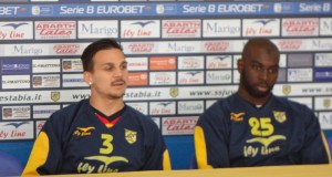 Samuele Romeo e Souleymane Doukara, calciatori della SS Juve Stabia (Miccio/TuttoCalciatori)