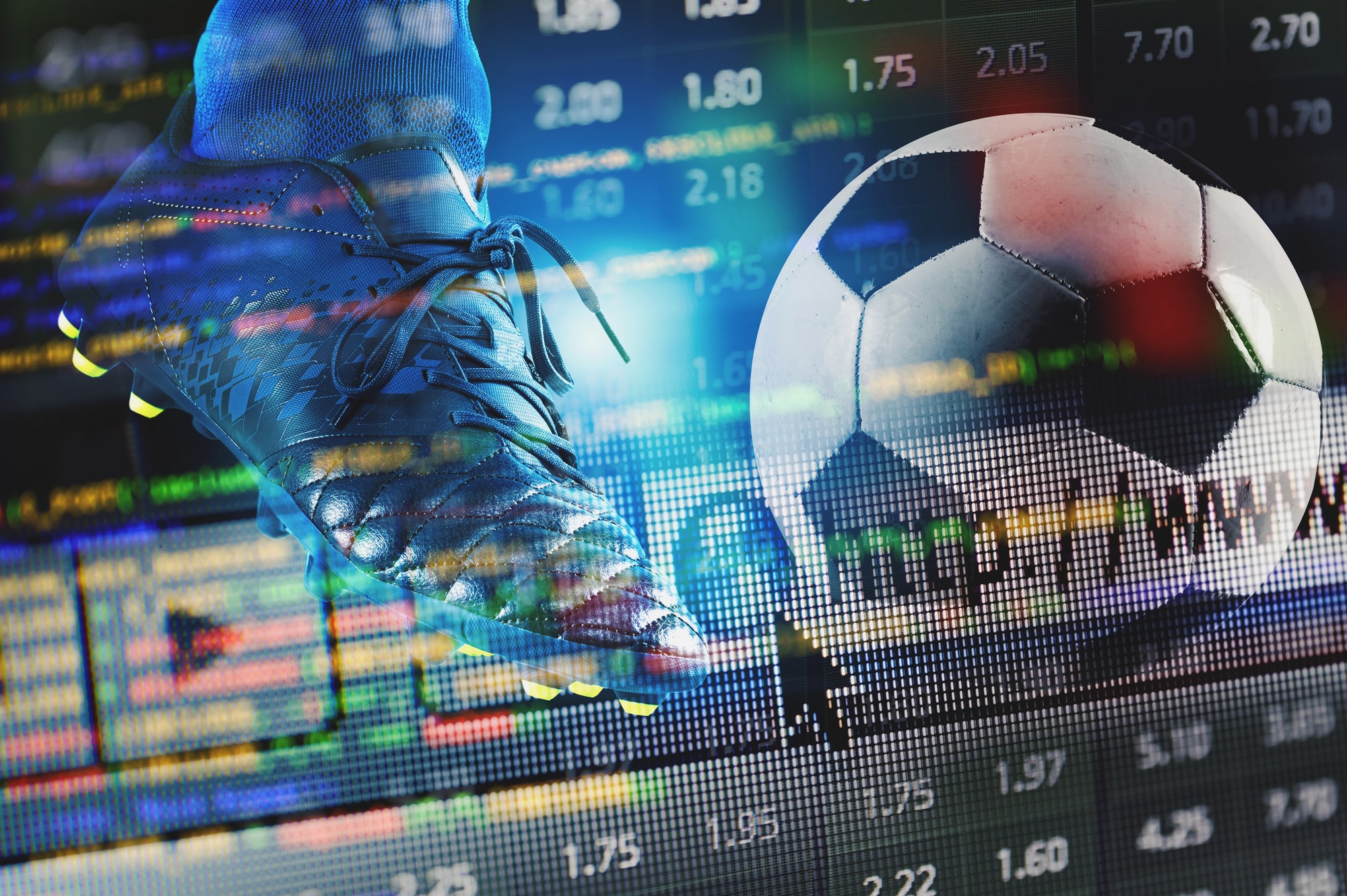 Numeri dati calcio moderno