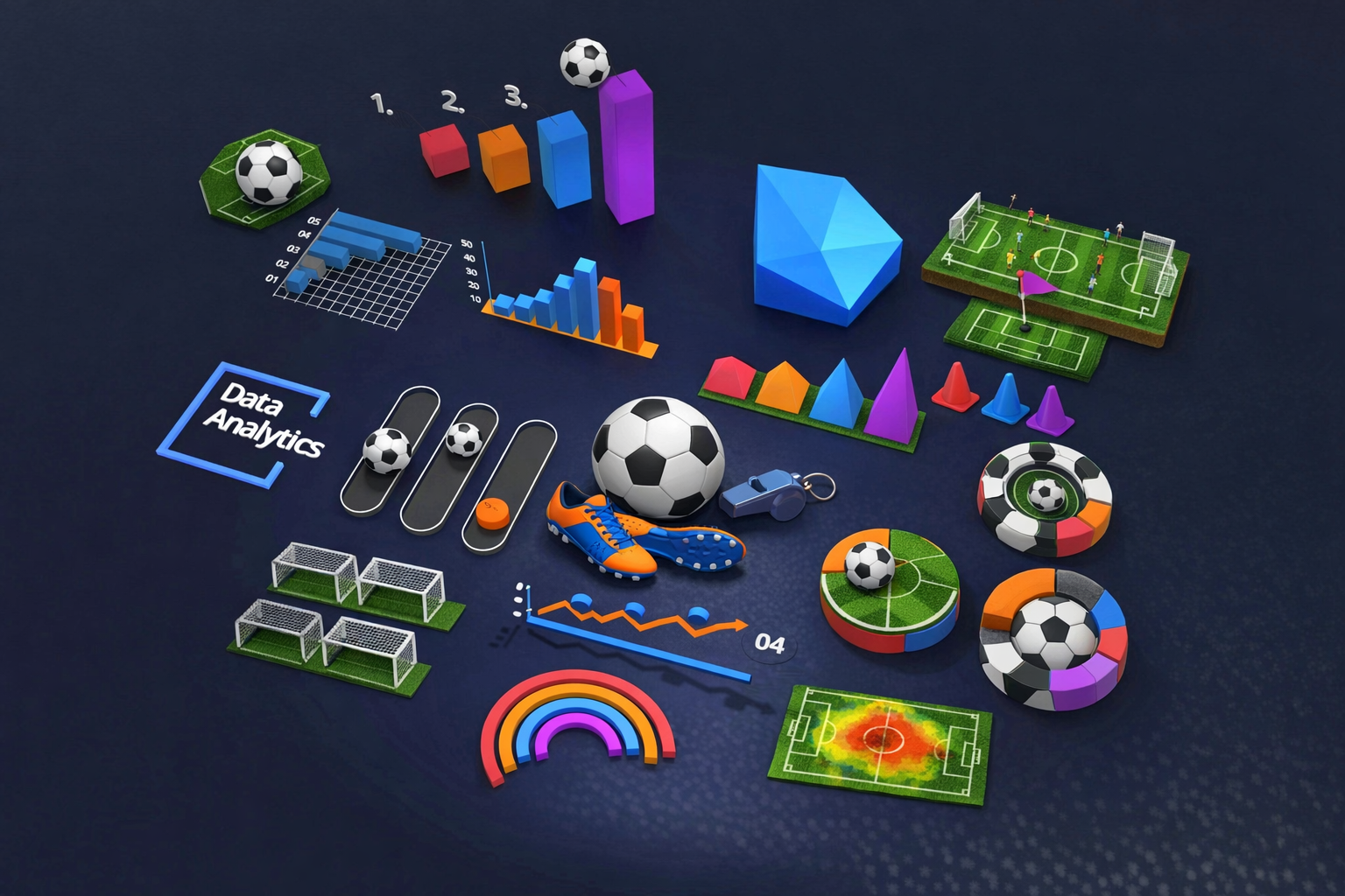 analisi dati calcio moderno, heat map calcio statistiche